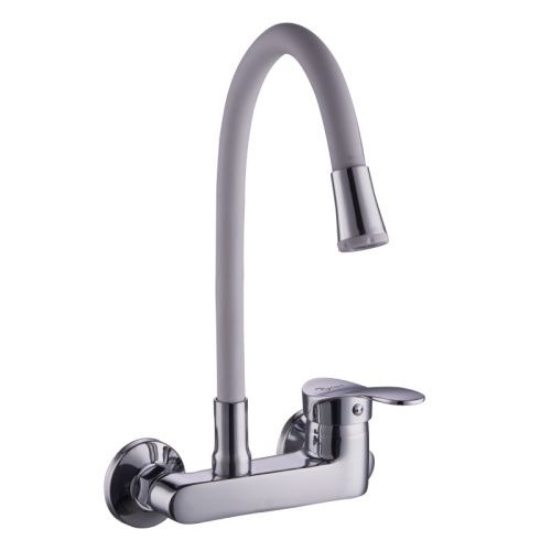 Смеситель для кухни Plstart PD46001-8 настенный белый/хром - фото 2