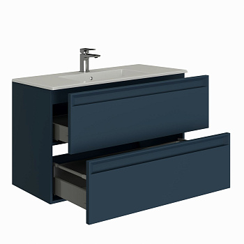 Тумба под раковину Allen Brau Eclipse 2.0 1.E1003.BGM 2.0 100х46х63 подвесная цвет синий/серый