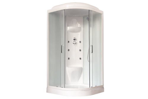 Душевая кабина Royal Bath НК RB90HK7-WC 90х90 четверть круга с крышей