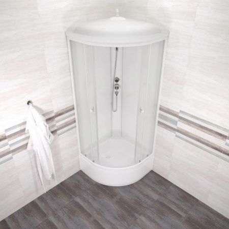 Душевая кабина Тритон Ультра Щ0000072615 80х80 четверть круга с крышей ориентация универсальная