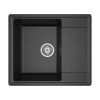 Кухонная мойка Maretti Kitchen 575 KT575-BL 60х50 цвет черный поверхность матовая