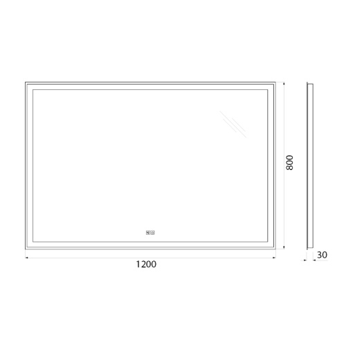 Зеркало BelBagno SPC-GRT-1200-800-LED-TCH-PHONE 120х80 - фото 5