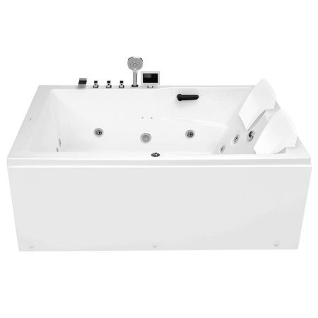 Ванна акриловая гидромассажная Gemy G9061 K L 180х120 пристенная прямоугольная с каркасом