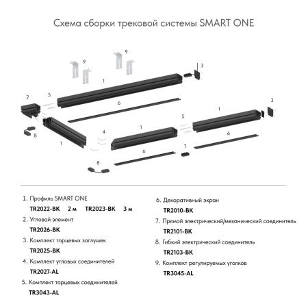 Коннектор Denkirs Smart (Смарт) TR2103-BK
