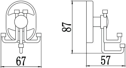 Крючок Savol S-007055 - фото 2