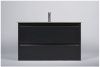 Тумба с раковиной Inda Piccadilly INDA Piccadilly 80MG Cemento 80х50 подвесная цвет черный