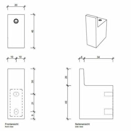Крючок Decor Walther Brick 650300
