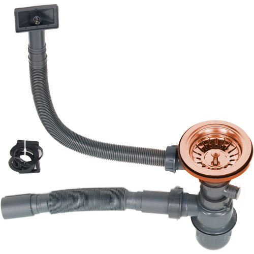 Кухонная мойка Melana ProfLine D400BR бронза 40x40 цвет бронза - фото 3