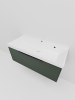 Тумба под раковину La Fenice Simpla FNC-01-SIM-G-100 100х40 подвесная цвет зеленый