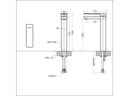Смеситель для раковины Bravat Phillis F156101C-A-ENG на столешницу хром