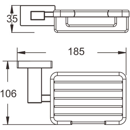 Мыльница BELZ B90302-1