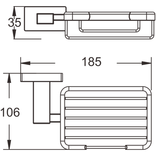 Мыльница BELZ B90302-1 - фото 3