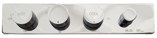 Смеситель Royal Bath ACCORD RB403 на борт ванны серебро - фото 2
