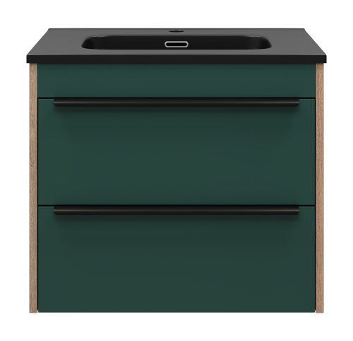 Тумба под раковину Brevita Greenwood GRE-09060-0802Я 60х46х51 подвесная - фото 2