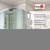 Душевая кабина AvaCan D D3012L 120х80 асимметричная с крышей ориентация левая