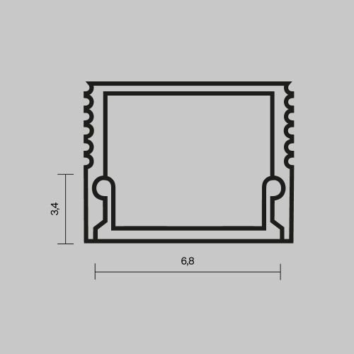 Рассеиватель для профиля Maytoni Led Strip 642018 - фото 5