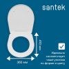 Крышка сиденье для унитаза Santek Анимо 1WH301834