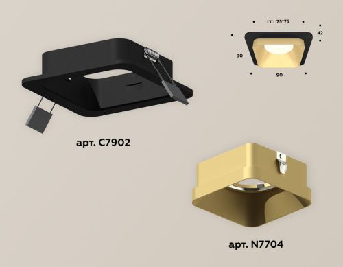 Светильник встраиваемый Ambrella Light Techno (Тецхно) XC7902004 - фото 2