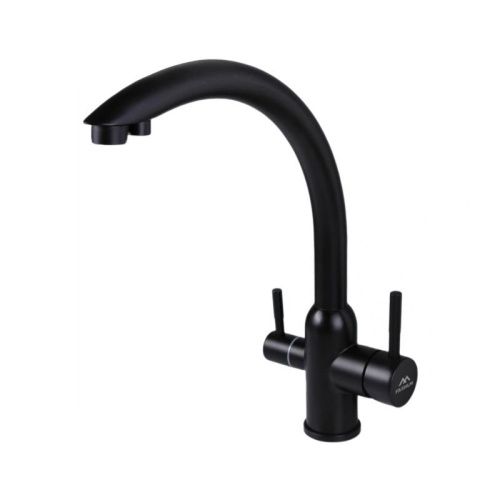 Смеситель для кухни Fashun A54309-7A на мойку черный - фото 2