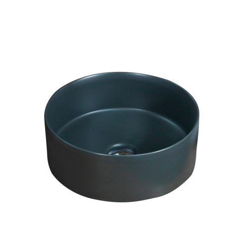 Раковина из сантехнического фарфора Melana 320357MDG-805 36х36 накладная цвет темно-серый без отверстий под смеситель - фото 2