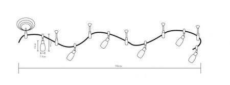 Трековая система Arte Lamp Track Lights (Трацк Лигхтс) A3059PL-6BK