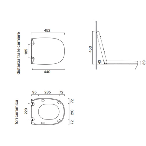 Крышка сиденье для унитаза Catalano Alvea 651100001 - фото 2