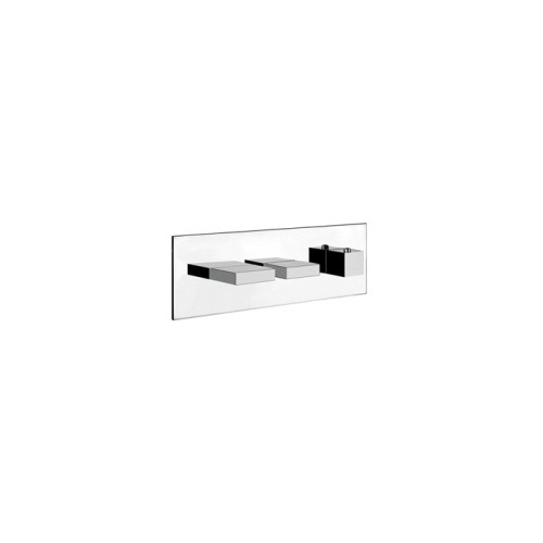 Смеситель для душа Gessi Rettangolo 43024#031 встраиваемый в стену хром с термостатом (внешняя часть) - фото 2
