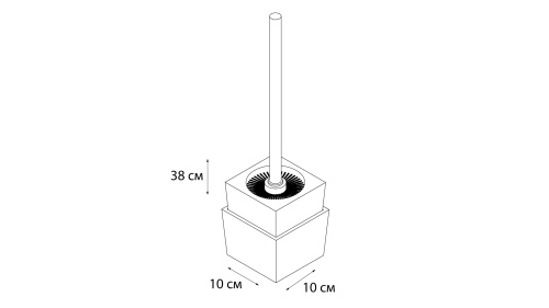 Ершик для унитаза Fixsen Wood FX-110-5 - фото 3
