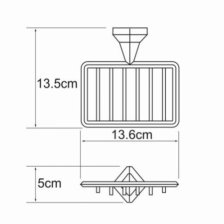 Мыльница WasserKRAFT 1169 Мыльница WasserKRAFT 1169