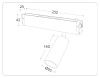 Трековый магнитный светильник Ambrella Light Magnetic 220V (Магнетиц 220В) GL1233