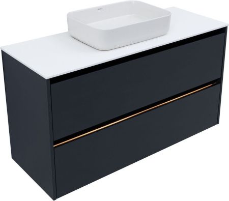 Тумба под раковину Allen Brau Activity 1.34007.AM 120х50 подвесная цвет черный