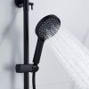 Душевая стойка Shevanik S4726H настенная цвет черный