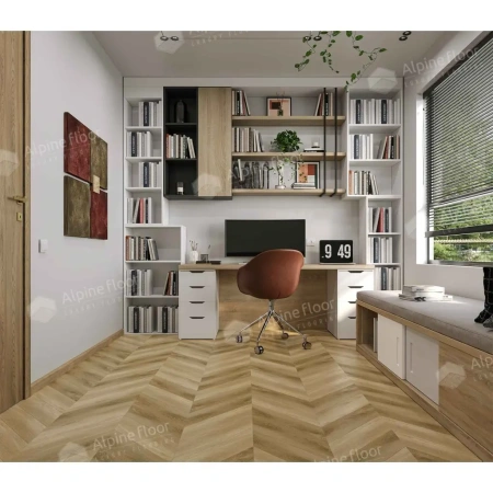 SPC ламинат Alpine Floor Chervon Alpine ECO 18-17 MC Grazioso Chevron толщина 0.5 см 43 класс 600х127