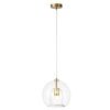 Светильник подвесной Crystal Lux Luisa (Луиса) LUISA SP1 BRASS/TRANSPARENT