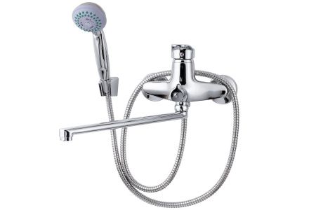 Cмеситель для ванны и душа TSARSBERG TSB-950-1157 настенный хром