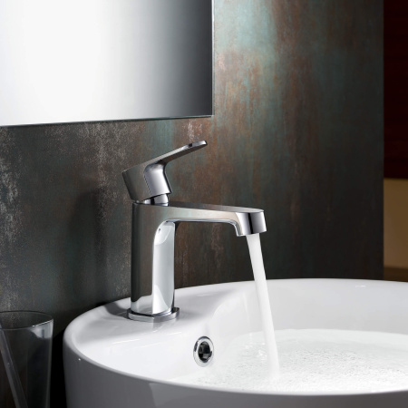 Смеситель Aquatek ОБЕРОН AQ1210CR на раковину хром без термостата