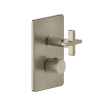 Смеситель для душа Gessi Inciso 58234#149 встраиваемый в стену никель с термостатом (внешняя часть)