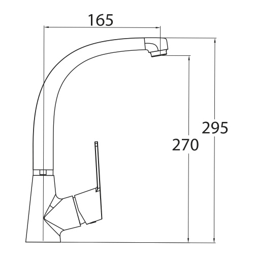 Смеситель для кухни Clever Panam Evo Xtreme 60533 на раковину хром - фото 3