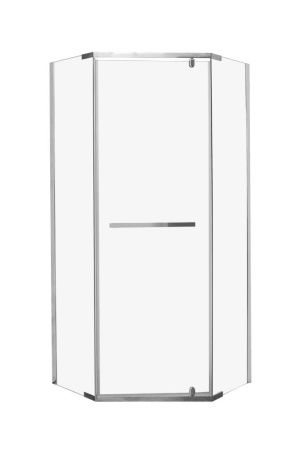 Душевой уголок Cerutti SPA CHIKA ZP101T 100х100 стекло прозрачное профиль хром без поддона