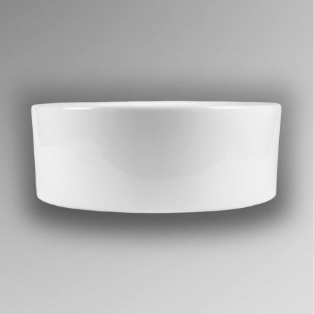 Раковина из сантехнического фарфора Bond Circle S53-390 40х40 накладная цвет белый без отверстий под смеситель