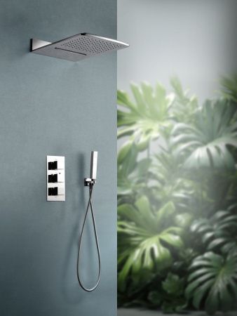 Душевая система AltroBagno Cascata AltroBagnoCascata040101Cr встраиваемая в стену