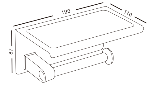 Бумагодержатель D-Lin D201509 - фото 2