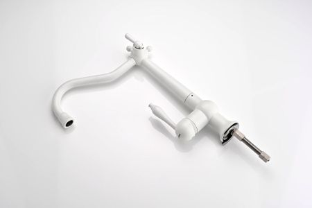 Смеситель для кухни Paulmark RETRO Re213226-WH на мойку белый