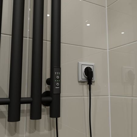 Полотенцесушитель электрический Altasan Арго Арго12021ЧМ 20х120 черный