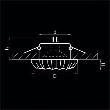 Светильник встраиваемый Lightstar Solo Ray (Соло Раы) 2120
