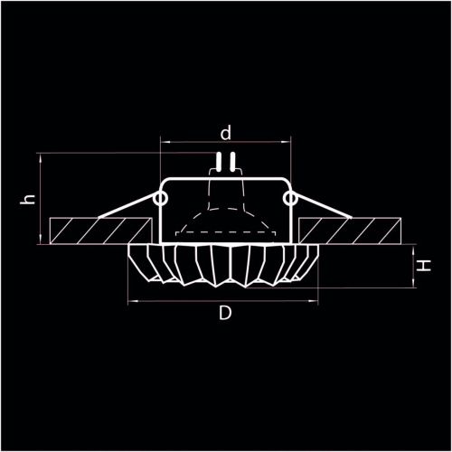 Светильник встраиваемый Lightstar Solo Ray (Соло Раы) 2120 - фото 2