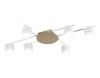 Светильник потолочный Ambrella Light Style GX53 (Стыле ГКС53) FL51755