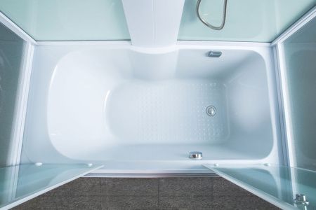 Душевой бокс Timo Eco TE-0770 170х80 стекло матовое профиль белый