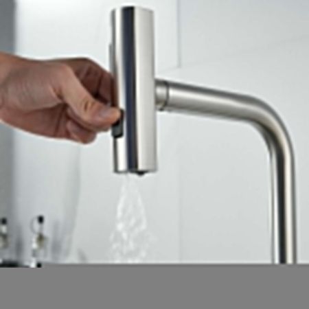 Смеситель для кухни Shevanik S263L на мойку сатин