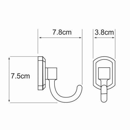 Крючок WasserKRAFT 3023